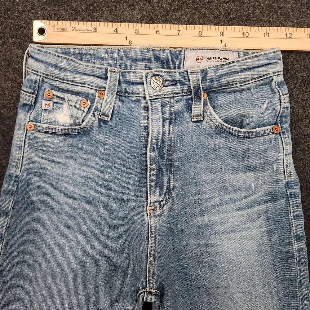 Adriano Goldschmied Jeans Womens 24 Blue Phoebe Vintage High Waist Tapered AG-ED